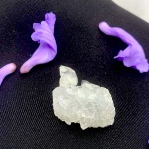 🦢 Little Swan shaped Apophyllite crystal ❤️